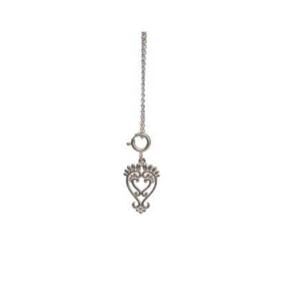 Goddess Laxmi Feet 92.5 Sterling Silver Charm