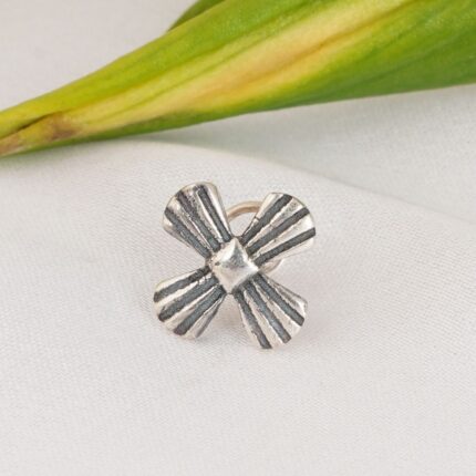 Floral 925 Silver nose pin