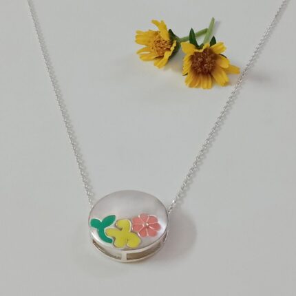 Blossoming Flowers 92.5 Sterling silver Pendant