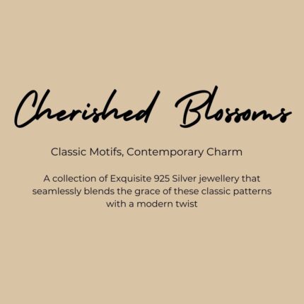 Cherished Blossoms 92.5 sterling silver jewellery collection