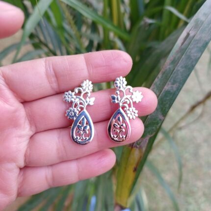 Mystical Flora 92.5 sterling silver Earrings